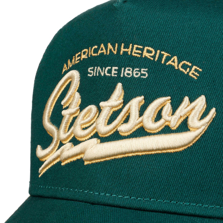 Stetson American Heritage Forest Green Trucker Baseball Cap