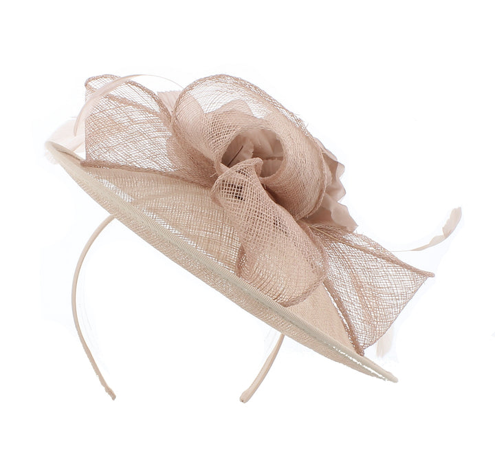 Nude Disc Headband Fascinator (7807)
