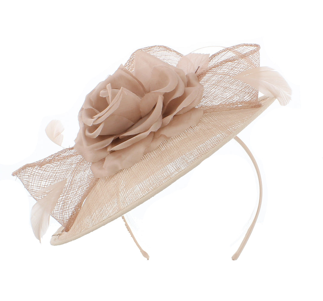 Nude Disc Headband Fascinator (7807)