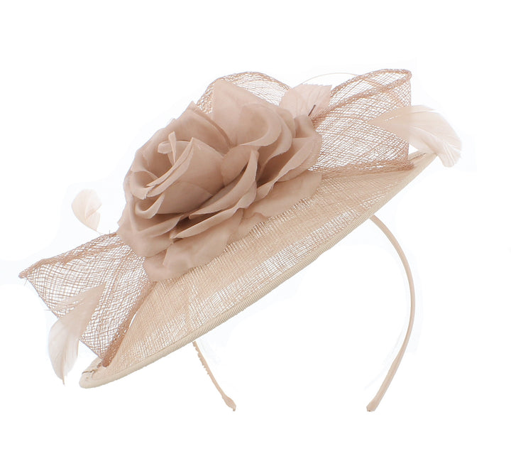 Nude Disc Headband Fascinator (7807)