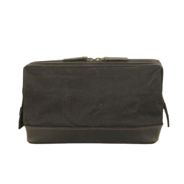 Carloway Harris Tweed & Leather Gladstone Wash Bag