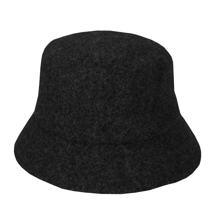 Loevenich Wool Bucket Hat in Black