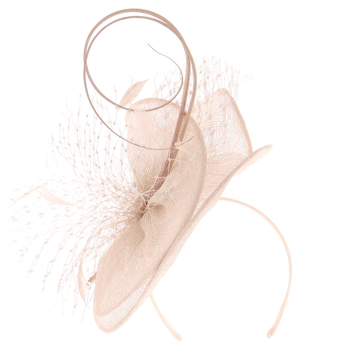 Metallic Oyster Headband Fascinator