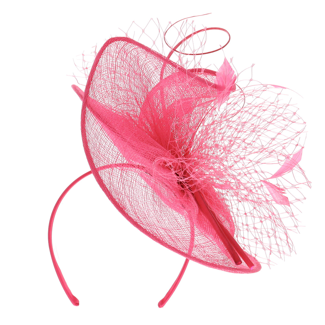 Magenta Pink Headband Fascinator