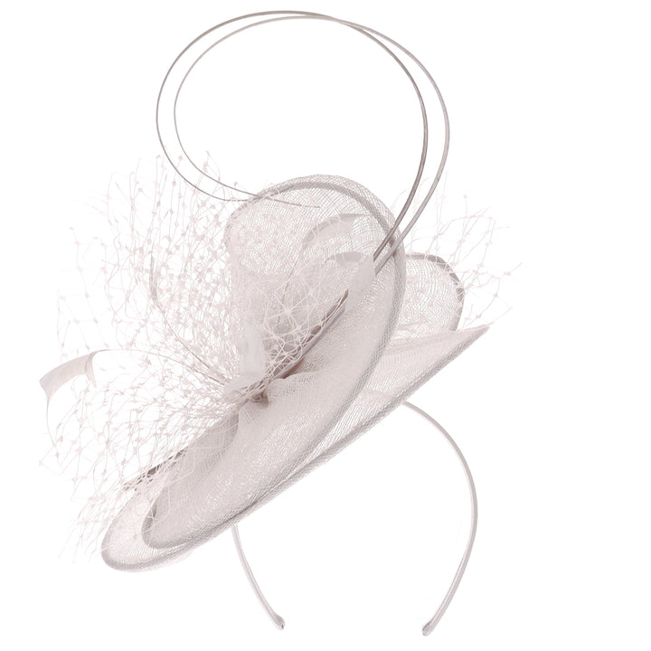 Silver Headband Fascinator