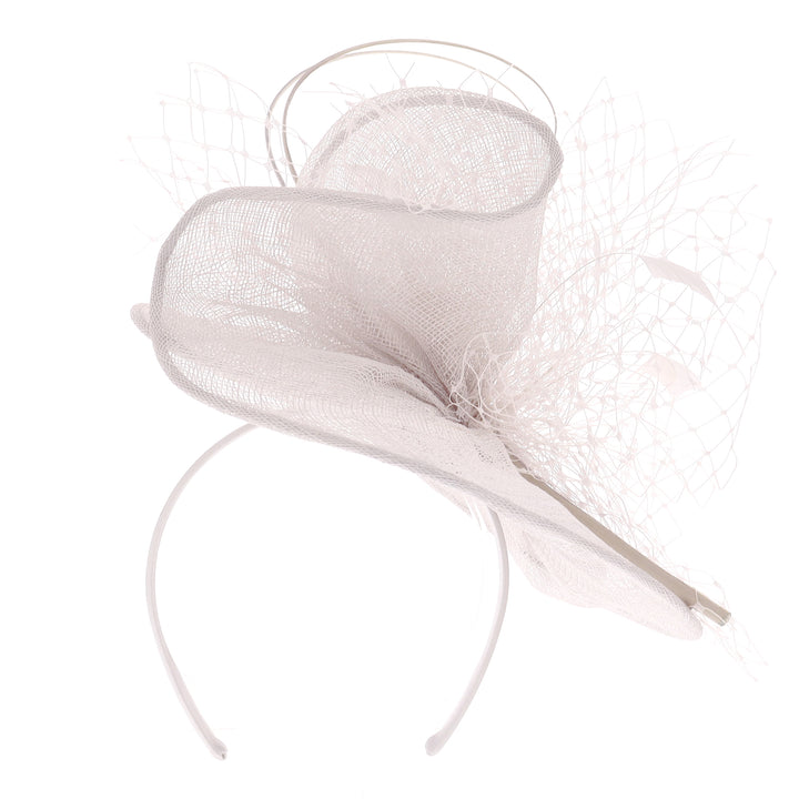 Silver Headband Fascinator