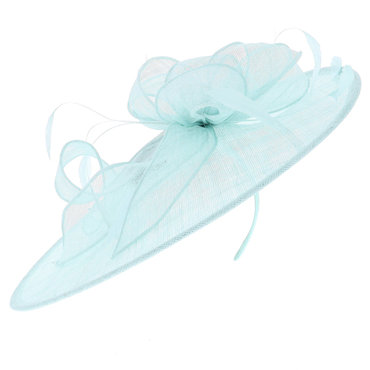 Aqua Large Headband Fascinator (9507)