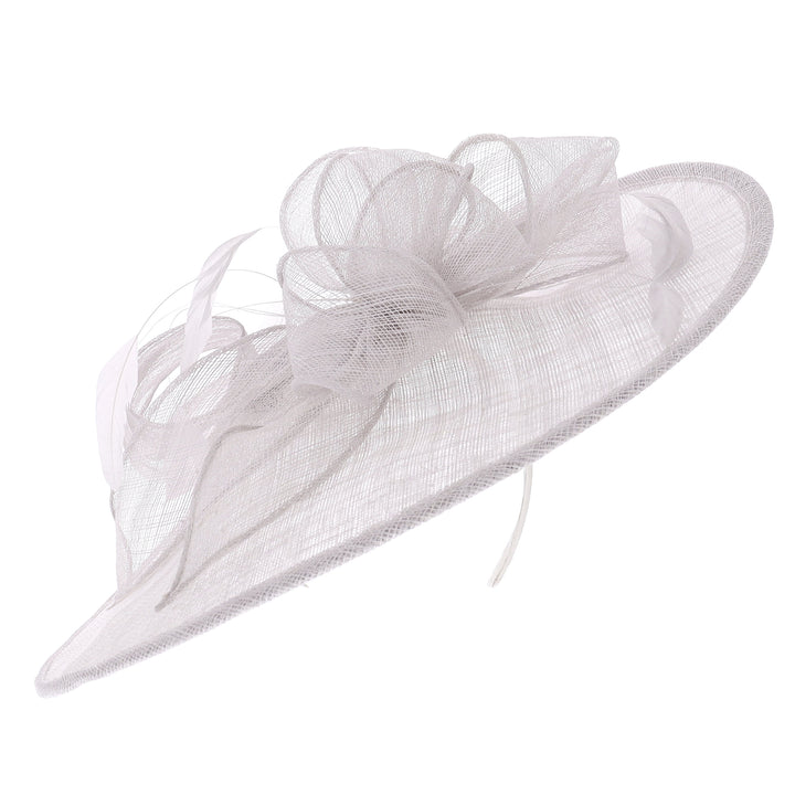Dove Grey Large Headband Fascinator (9507)