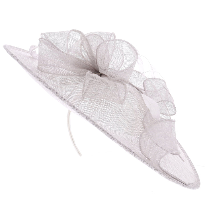 Dove Grey Large Headband Fascinator (9507)