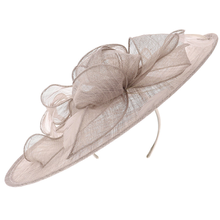 Taupe Large Headband Fascinator (9507)