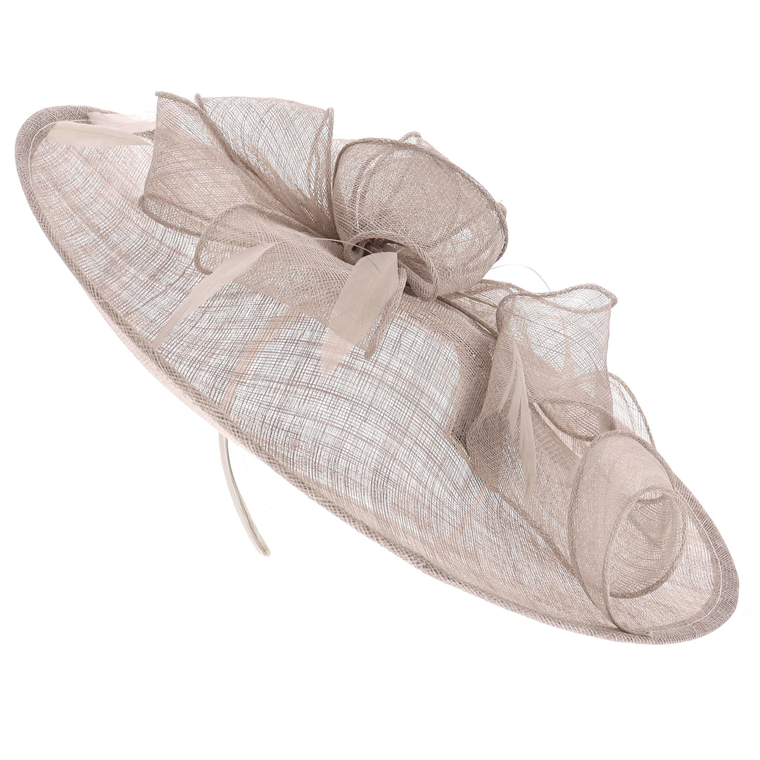 Taupe Large Headband Fascinator (9507)