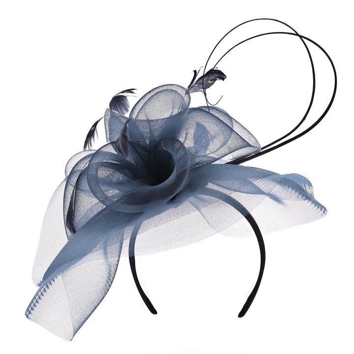 Midnight Blue Headband Fascinator (9703)
