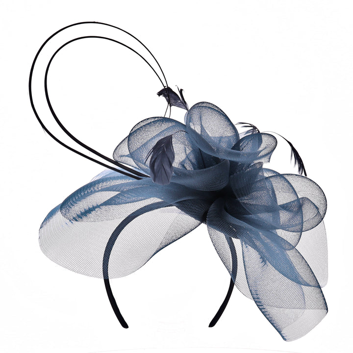 Midnight Blue Headband Fascinator (9703)