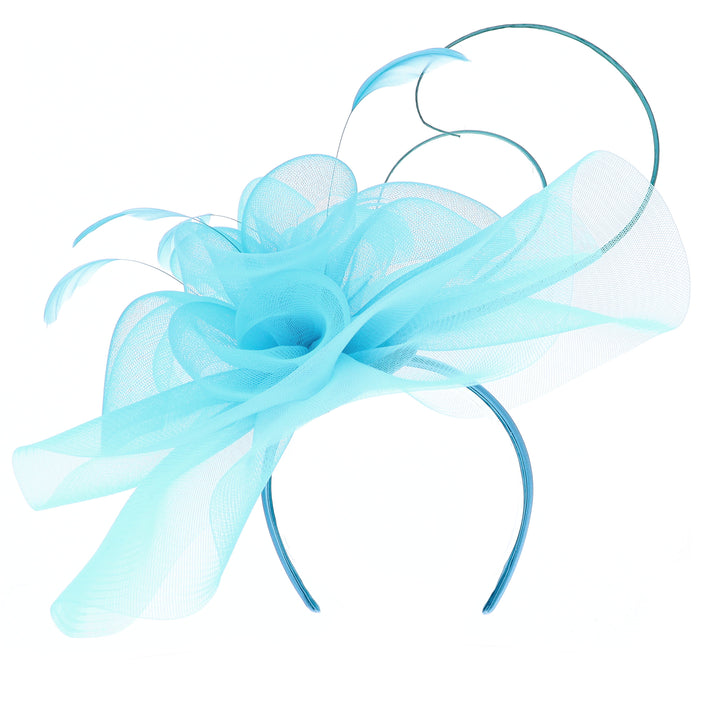 Ocean Blue Headband Fascinator (9703)