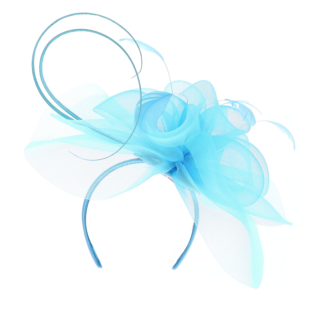 Ocean Blue Headband Fascinator (9703)