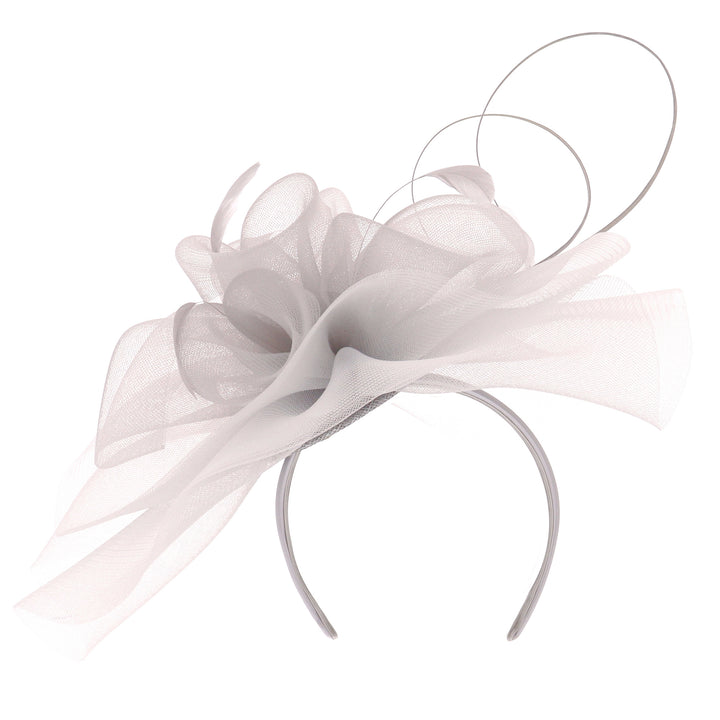 Steel Grey Headband Fascinator (9703)