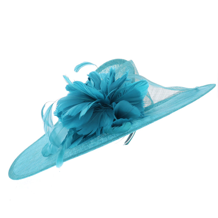 Peacock Large 50cm Disc Headband Fascinator