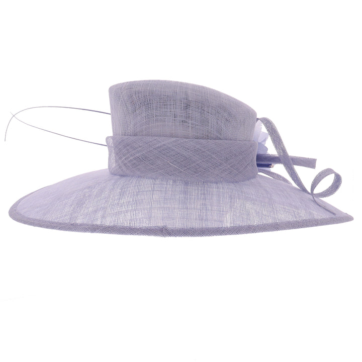 Viola Wide Brim Sinamay Wedding Hat