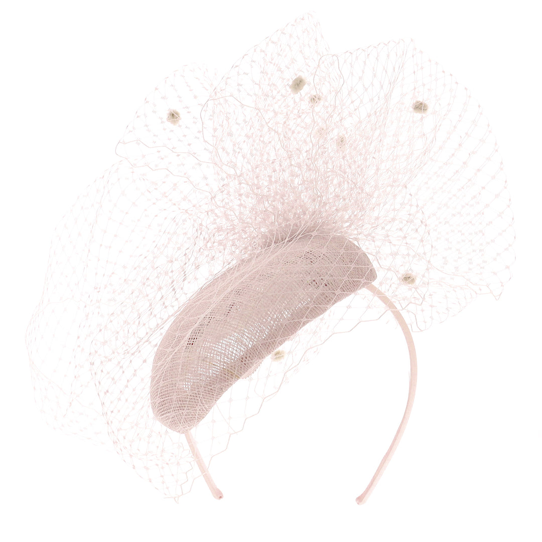 Truffle Pillbox Headband Fascinator (9905)