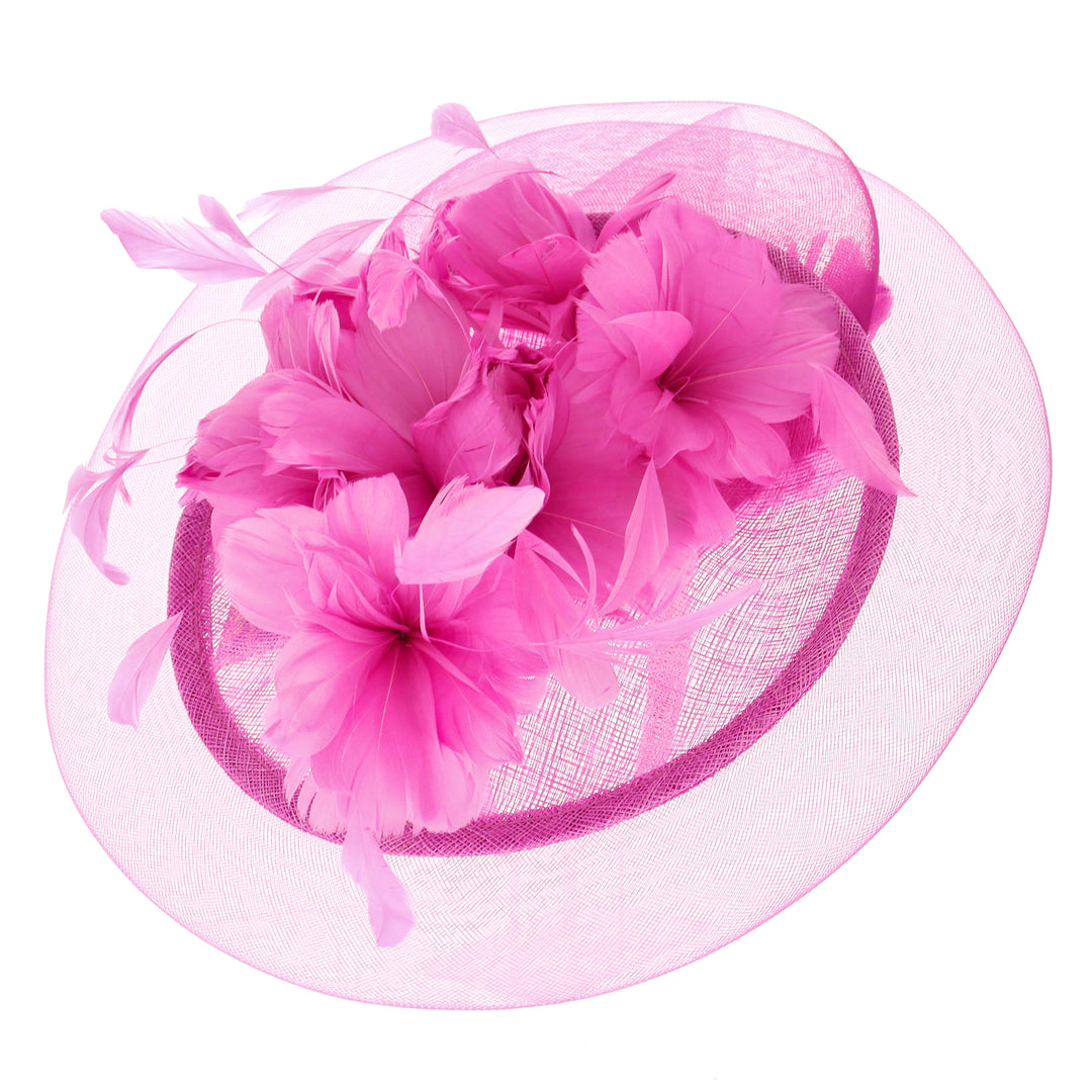 Fuchsia Disc Headband Fascinator (9906)