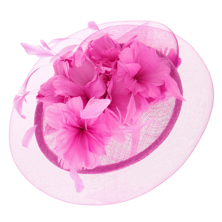 Fuchsia Disc Headband Fascinator (9906)