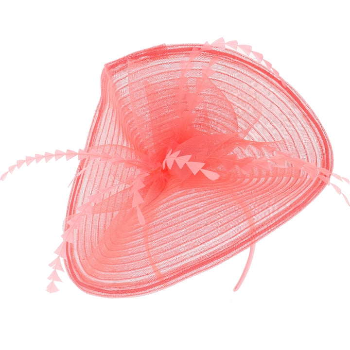 Melon Pink Headband Fascinator (9914)