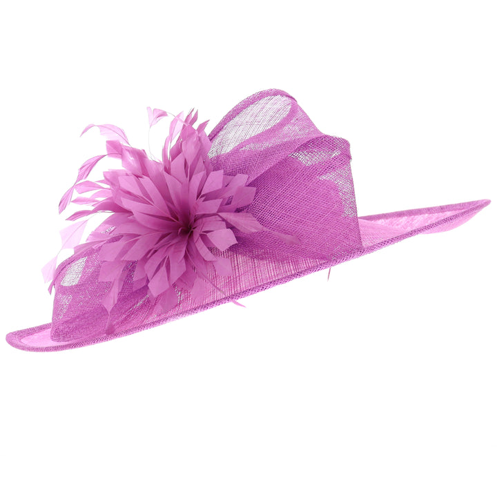 Purple Wide Brim Headband Hatinator (9915)