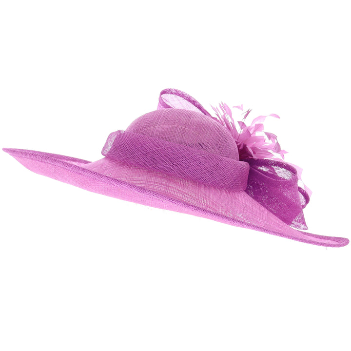 Purple Wide Brim Headband Hatinator (9915)
