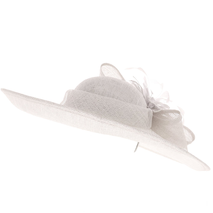 Dove/Silver Wide Brim Headband Hatinator (9915)