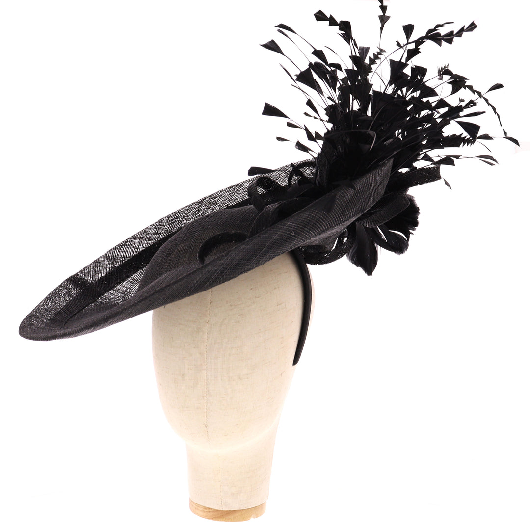 Black Headband Fascinator (9920)