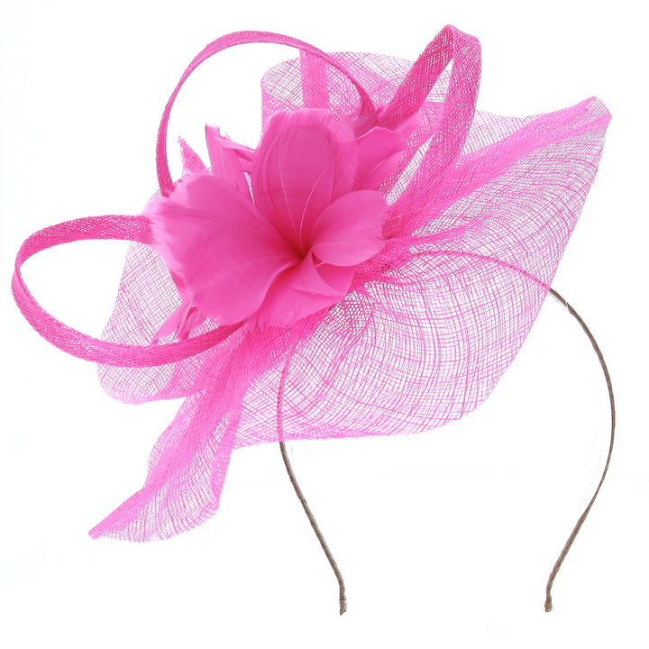Calypso Pink Headband Fascinator