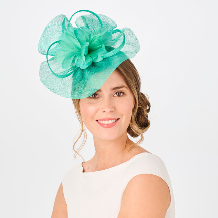 Sky Blue Headband Fascinator Liza Bella Collection (9922)