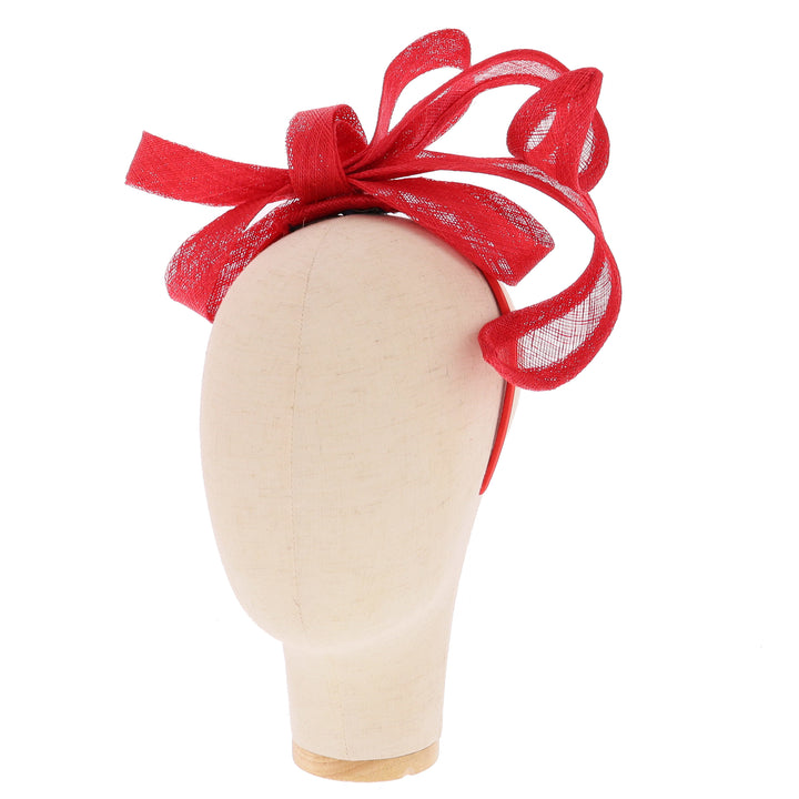 Red Headband Fascinator (9923)