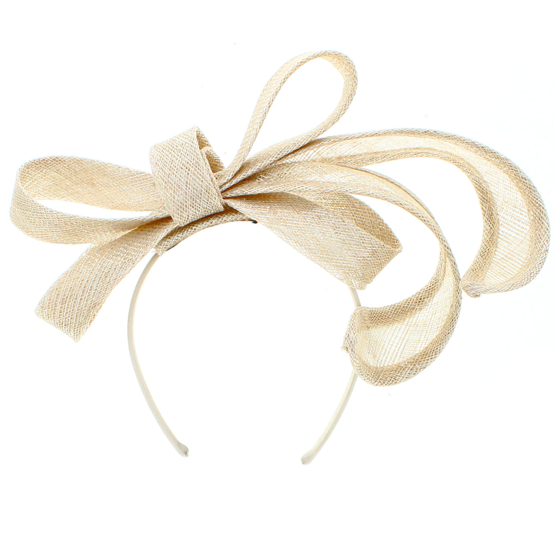 Pearl/Silver Headband Fascinator (9923)