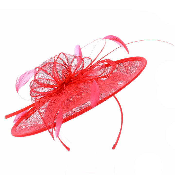 Poppy Medium Disc Headband Fascinator (9924)