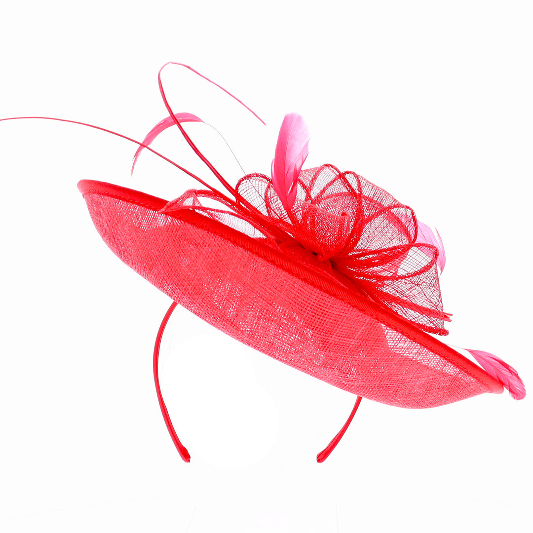 Poppy Medium Disc Headband Fascinator (9924)