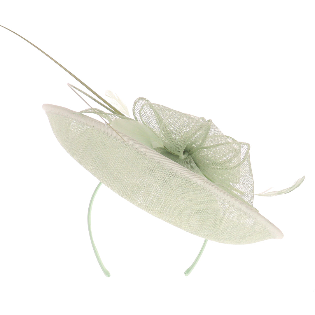 Sage Medium Disc Headband Fascinator (9924)