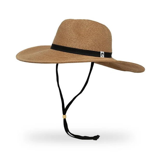 Sojourn Straw Wide Brim Sun Hat From Sunday Afternoons in Sundial