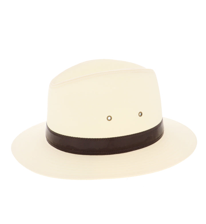 Cotton Fedora With Brown Band