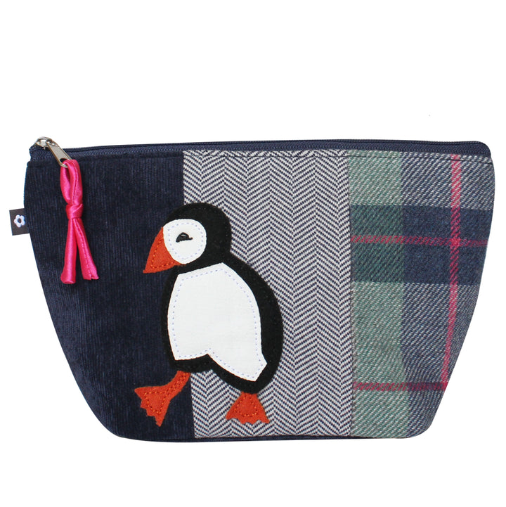 Puffin Applique Make up Bag By Earth Squared