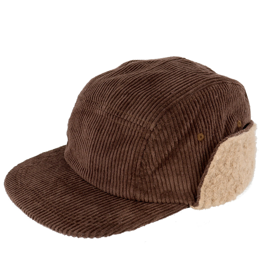 Alfie Brown Corduroy Hunting Earflap Cap