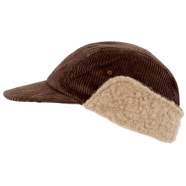 Alfie Brown Corduroy Hunting Earflap Cap