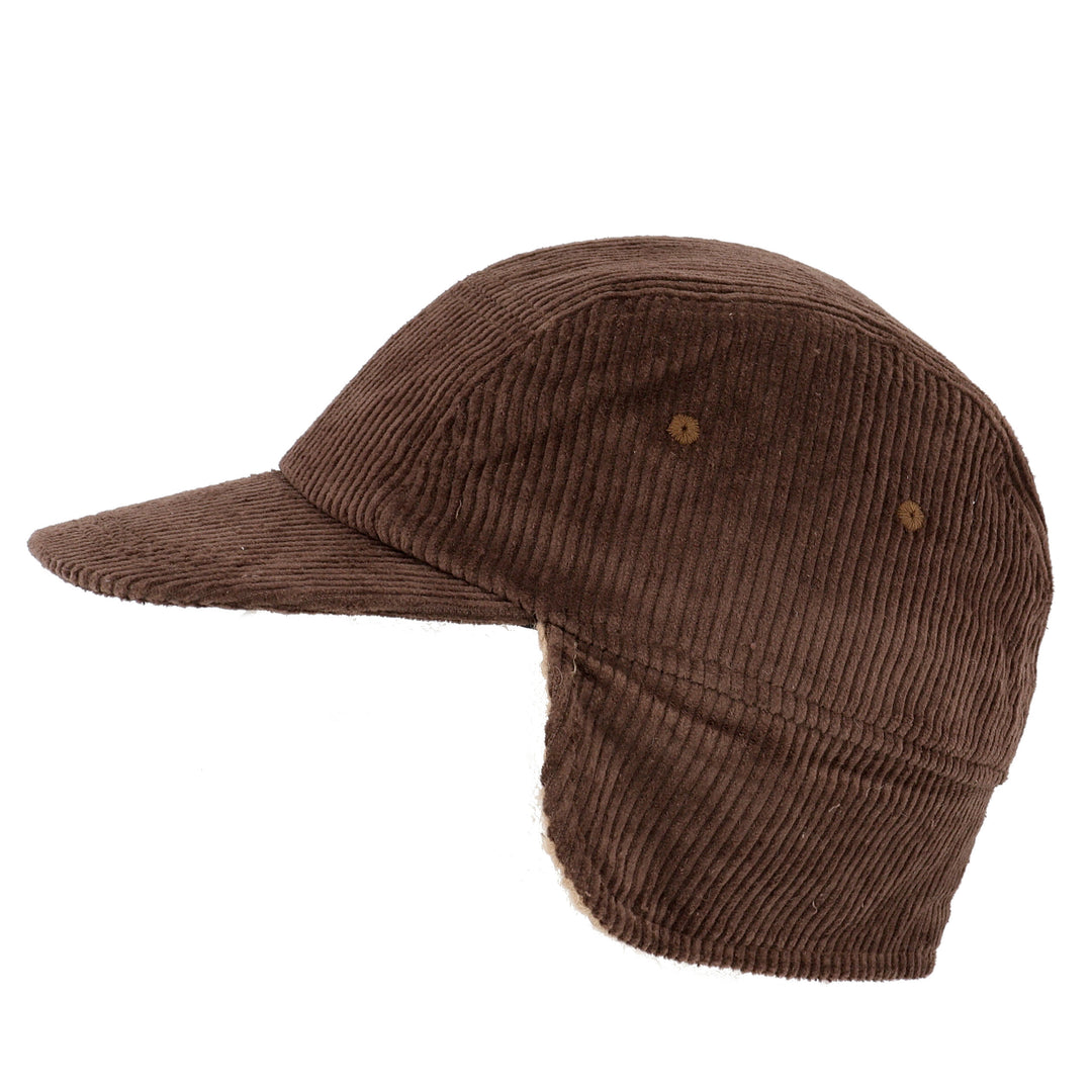 Alfie Brown Corduroy Hunting Earflap Cap