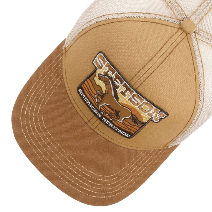 Stetson Mustang Horse Baseball Trucker Cap Adjustable Snapback