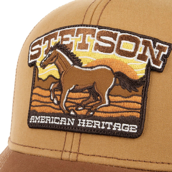 Stetson Mustang Horse Baseball Trucker Cap Adjustable Snapback
