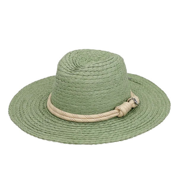 Anekke Green Raffia Straw Hat