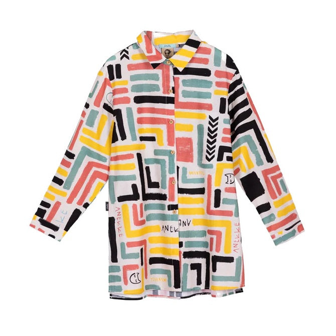 Anekke Kene Print Shirt Dress