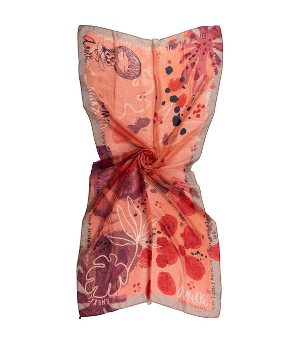 Anekke Scarf - Amazonia Nature Reddish
