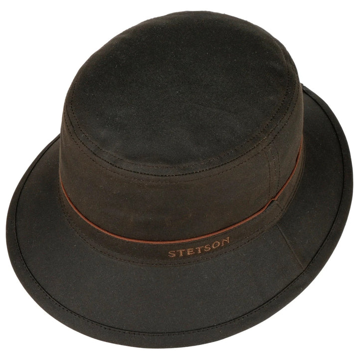 Stetson Avasun Waxed Cotton Bucket Hat Brown