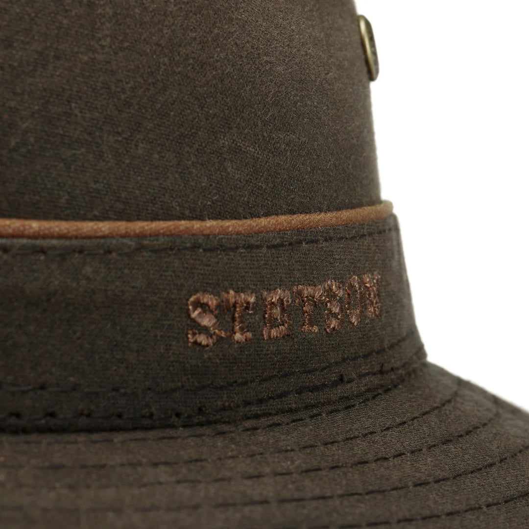 Stetson Avasun Waxed Cotton Traveller Brown